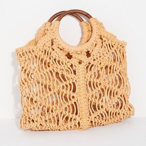 Free People Esmerelda Macrame Tote Bag